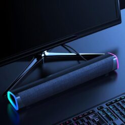 THOR Dual Soundbar, RGB Lights, Surround Sound, BT/Wired Computer Speaker