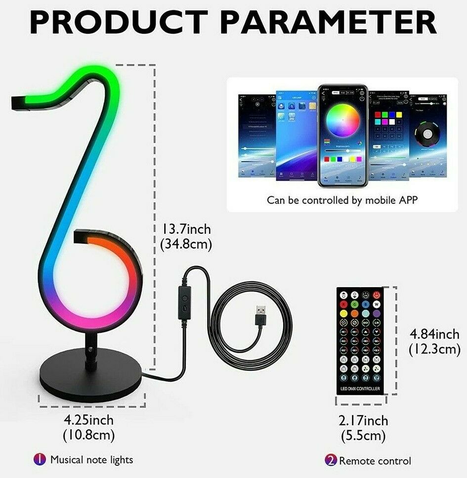 PulseBeat: Music Note LED Lamp - Image 14